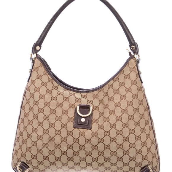 AUTHENTIC GUCCI GG Canvas Abbey D-Ring Hobo Purse - Picture 14 of 14